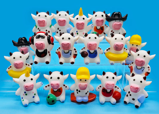 2" Rubber Cow Mix