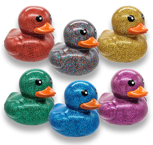 6" Glitter Duck Mix
