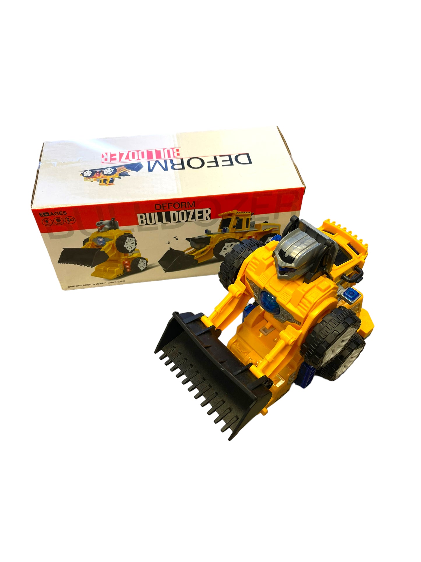 Transforming Battery Operated Bulldozer