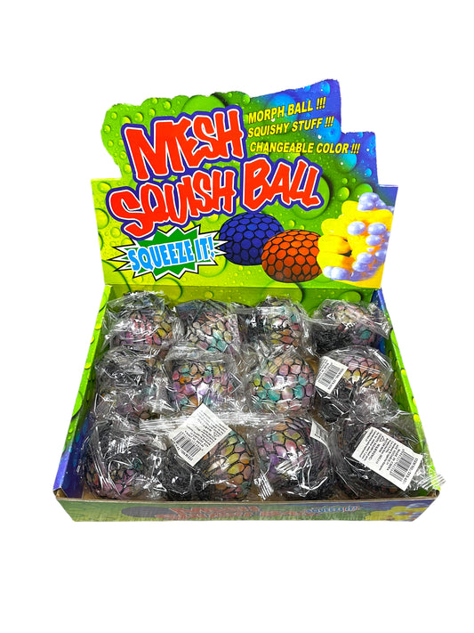 Squish Mesh Balls (Black Mesh)