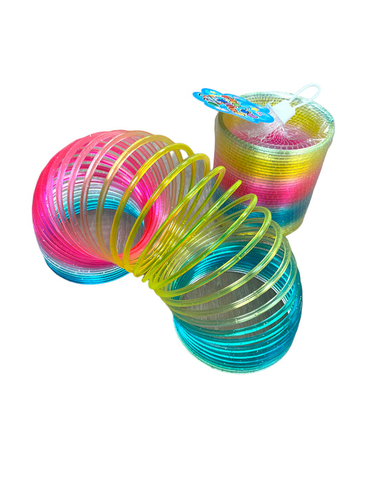 Rainbow Slinky (4''x4'')