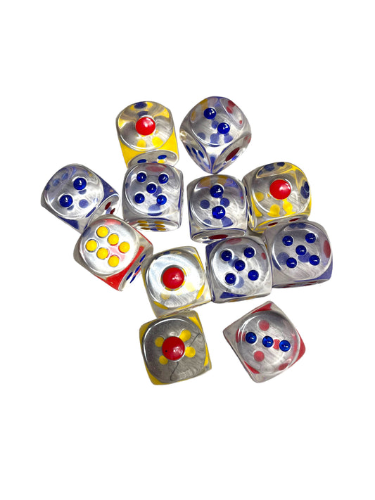 Clear Dice (1'')