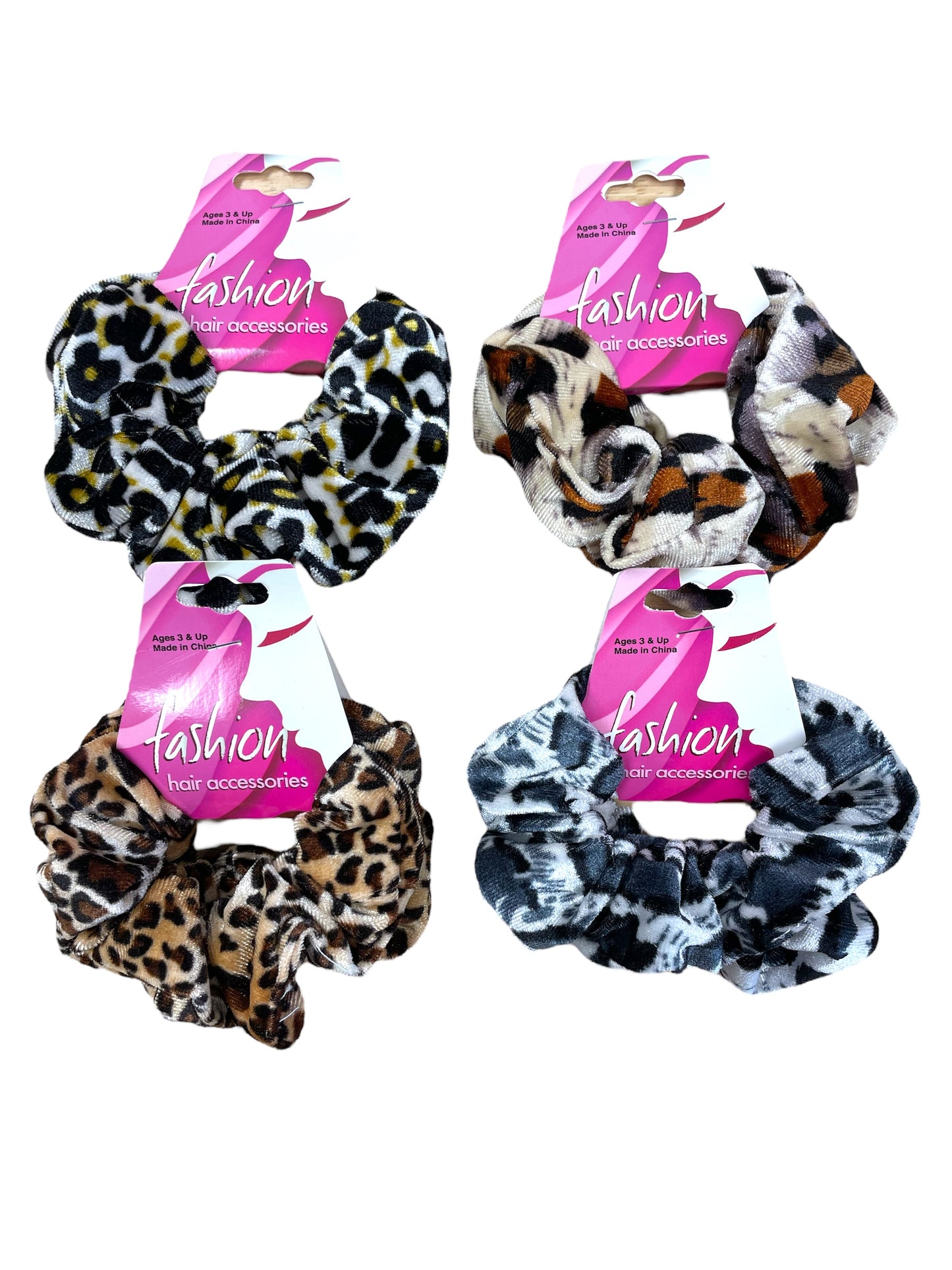 Cheetah Scrunchies